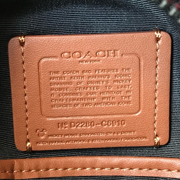 ✅Coach Mickey Mouse Mini Backpack Crossbody - Picture 13 of 14